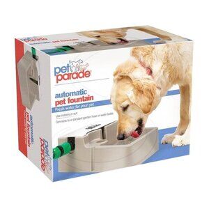 Automatic Pet Drinking Fountain / Water Bowl Outdoor Indoor Cat Dog New in Box